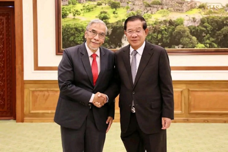 សម្តេច​តេជោ ហ៊ុន សែន អនុញ្ញាត​ឱ្យ ប្រតិភូ​សមាជិក​ព្រឹទ្ធសភា​សហព័ន្ធ​ម៉ាឡេស៊ី​ដឹកនាំ​ដោយ ឯកឧត្តម Datuk Wira Dr. Mohd Hatta bin Md Ramli ចូលជួប​សម្តែង​ការគួរសម​
